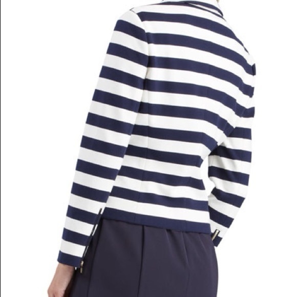 Tory Burch Navy And White Blazer - Picture 7 of 9